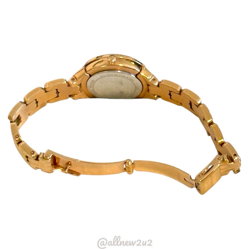 Michael Kors 4413 Mini Allie Rose Gold-Tone Crystal Watch Sized to 6" - Picture 3 of 16
